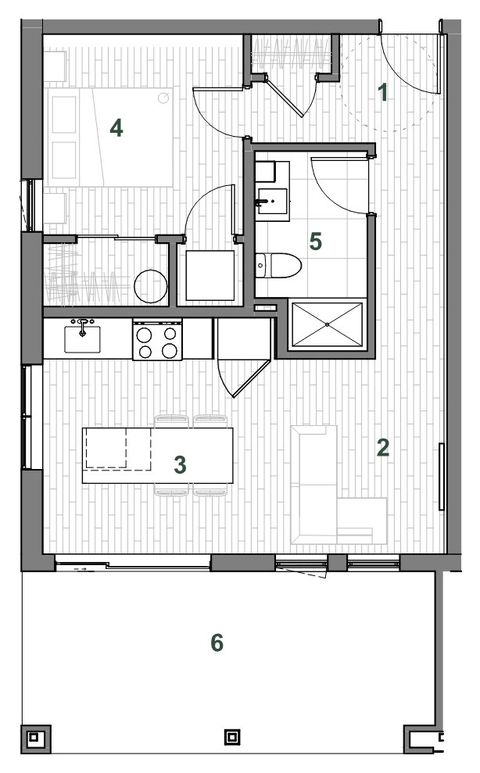 Plan — Immeuble A Unité 101