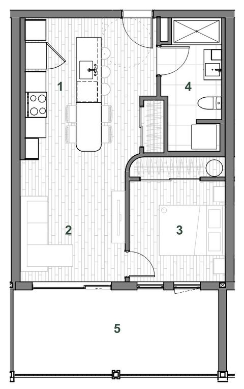 Plan — Immeuble C Unité 203