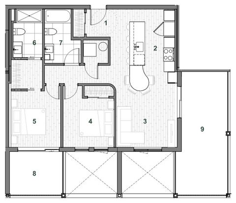 Plan — Immeuble C Unité 302