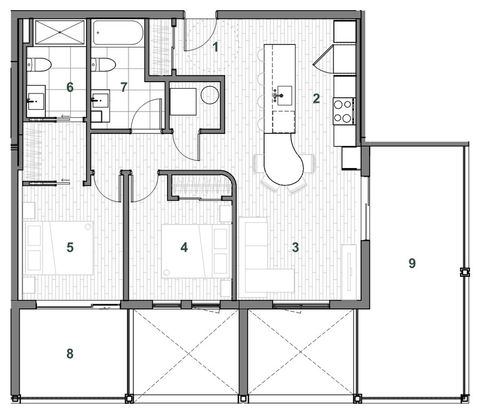 Plan — Immeuble C Unité 305